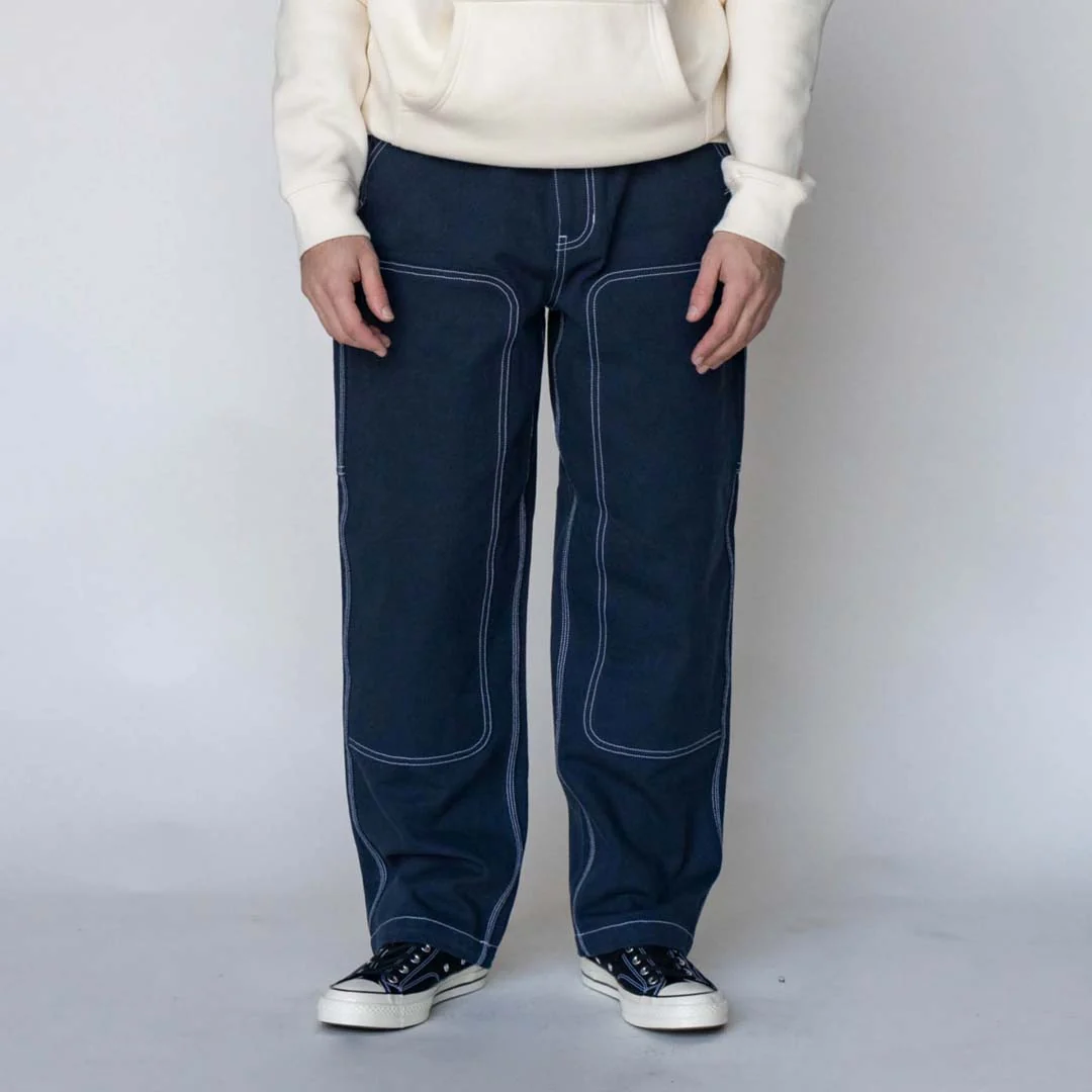 Brace Double-Knee Canvas Carpenter Pant - Dark Sapphire - Image 5