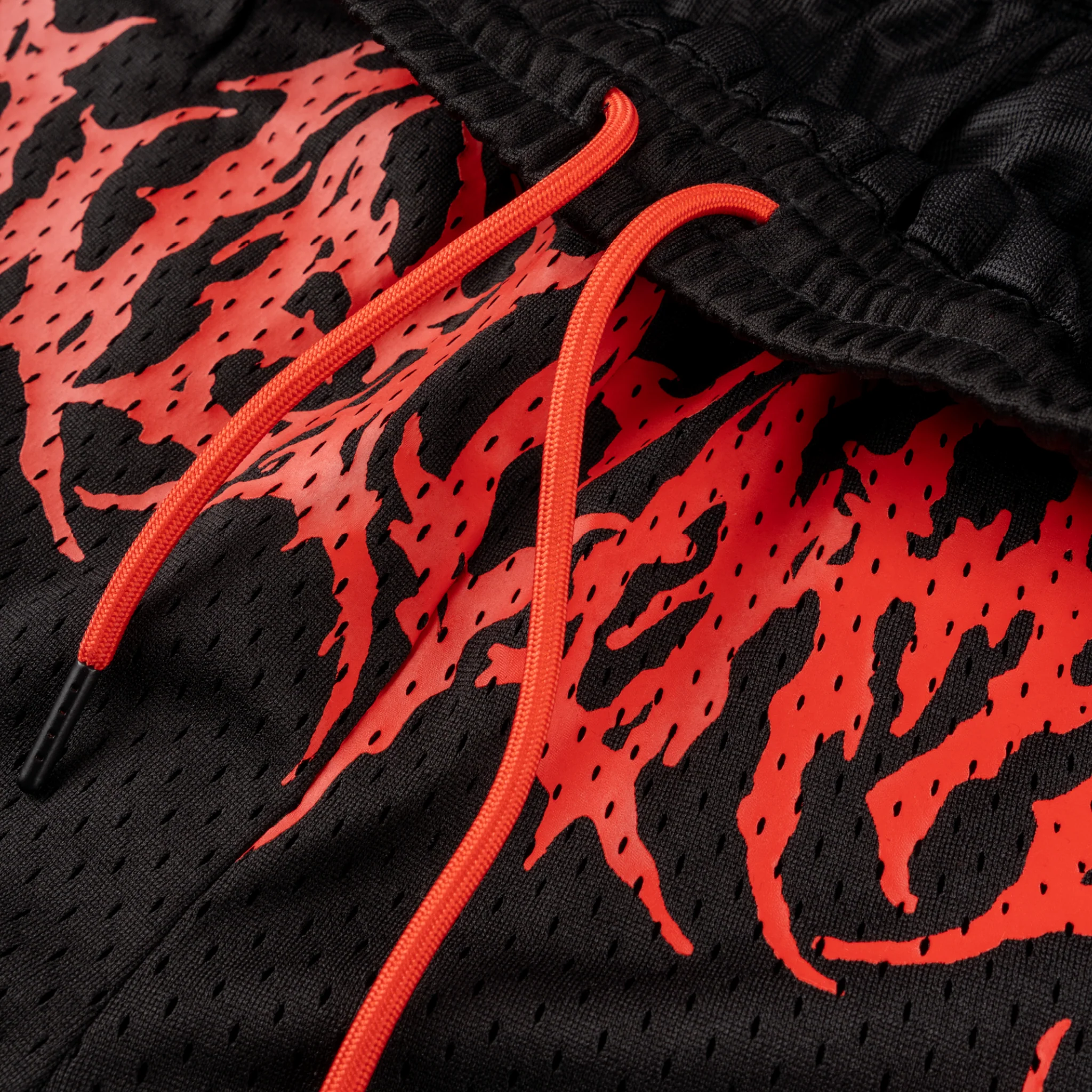 Fang Mesh Shorts - Black - Image 3