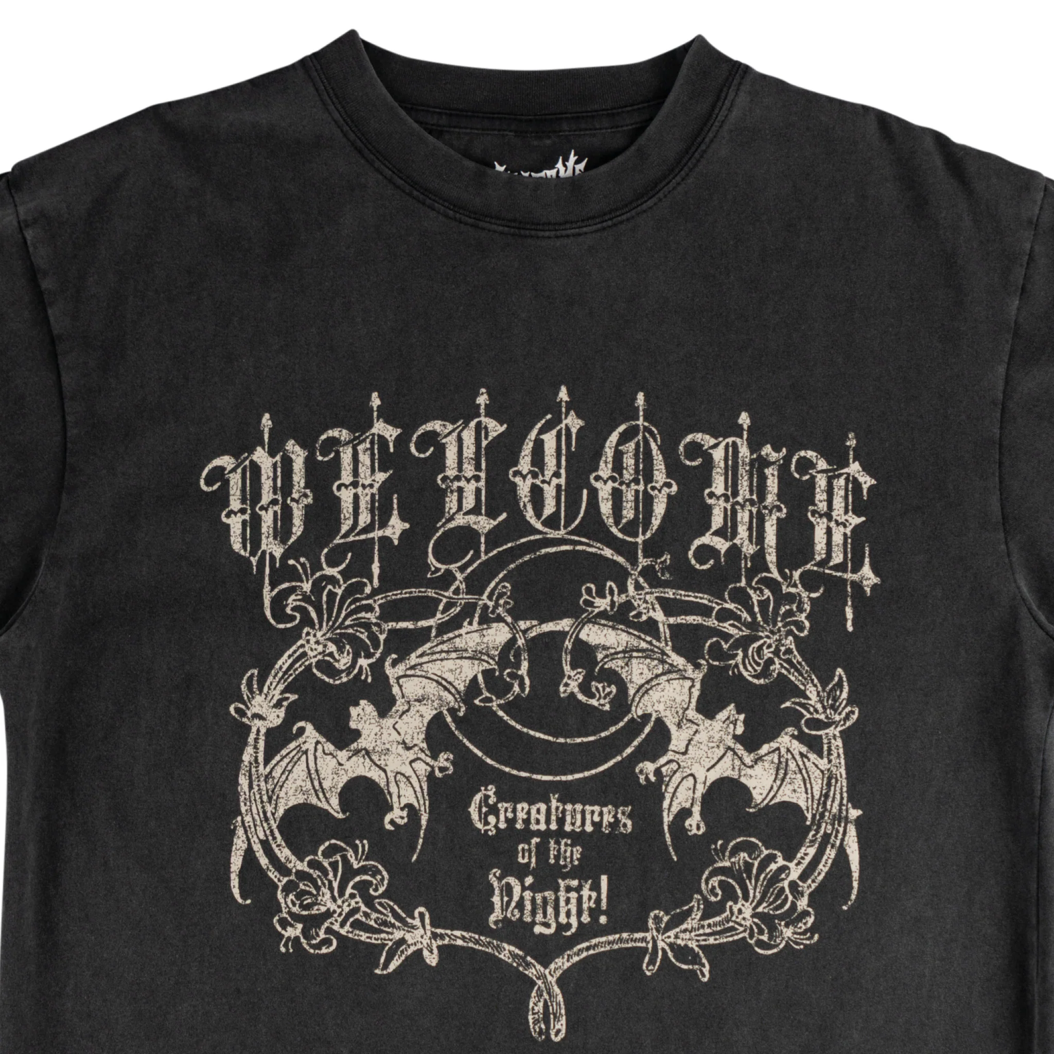 Night Creature Boxy Garment-Dyed Tee - Image 2