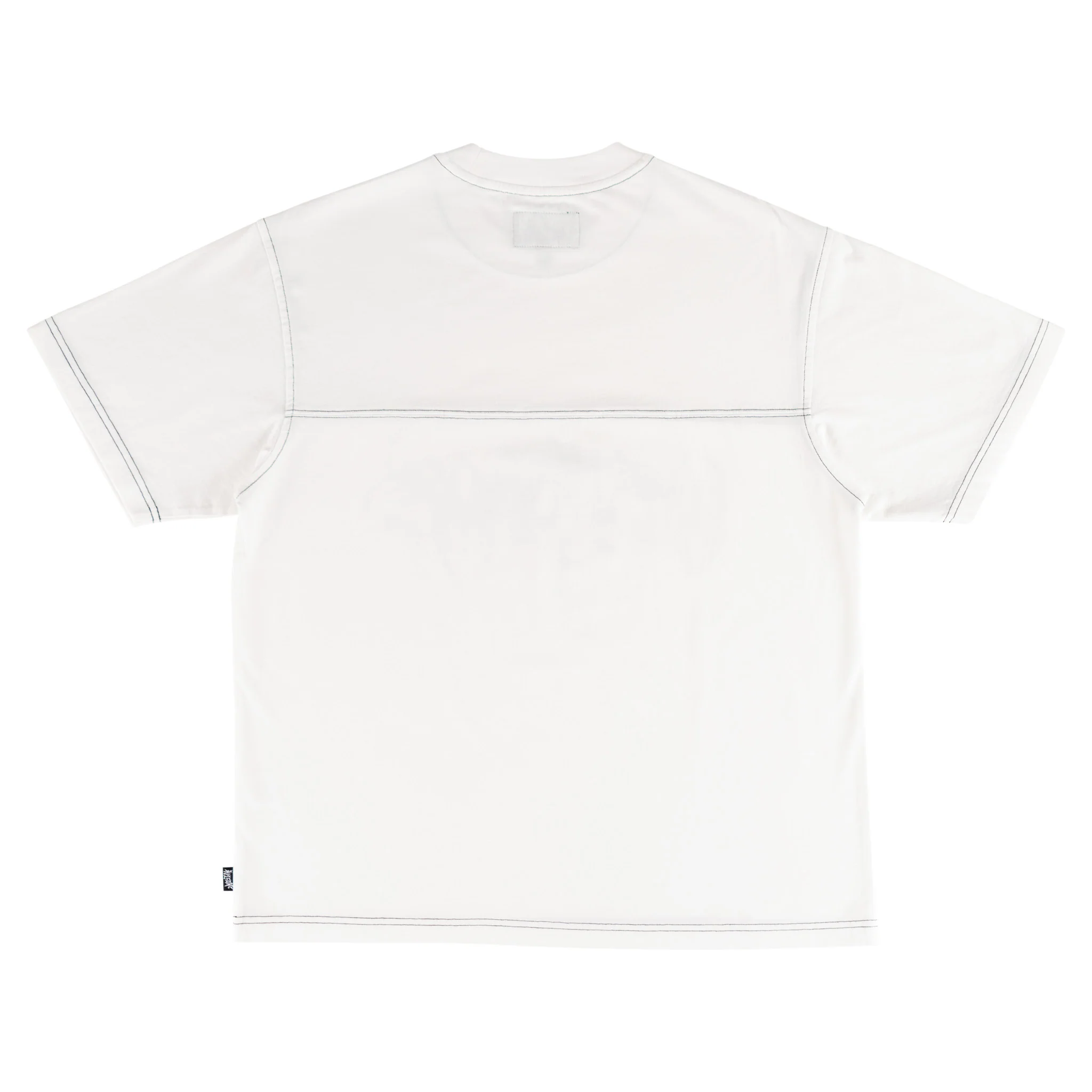 Spire Boxy Contrast Stitch Football Tee - Image 3
