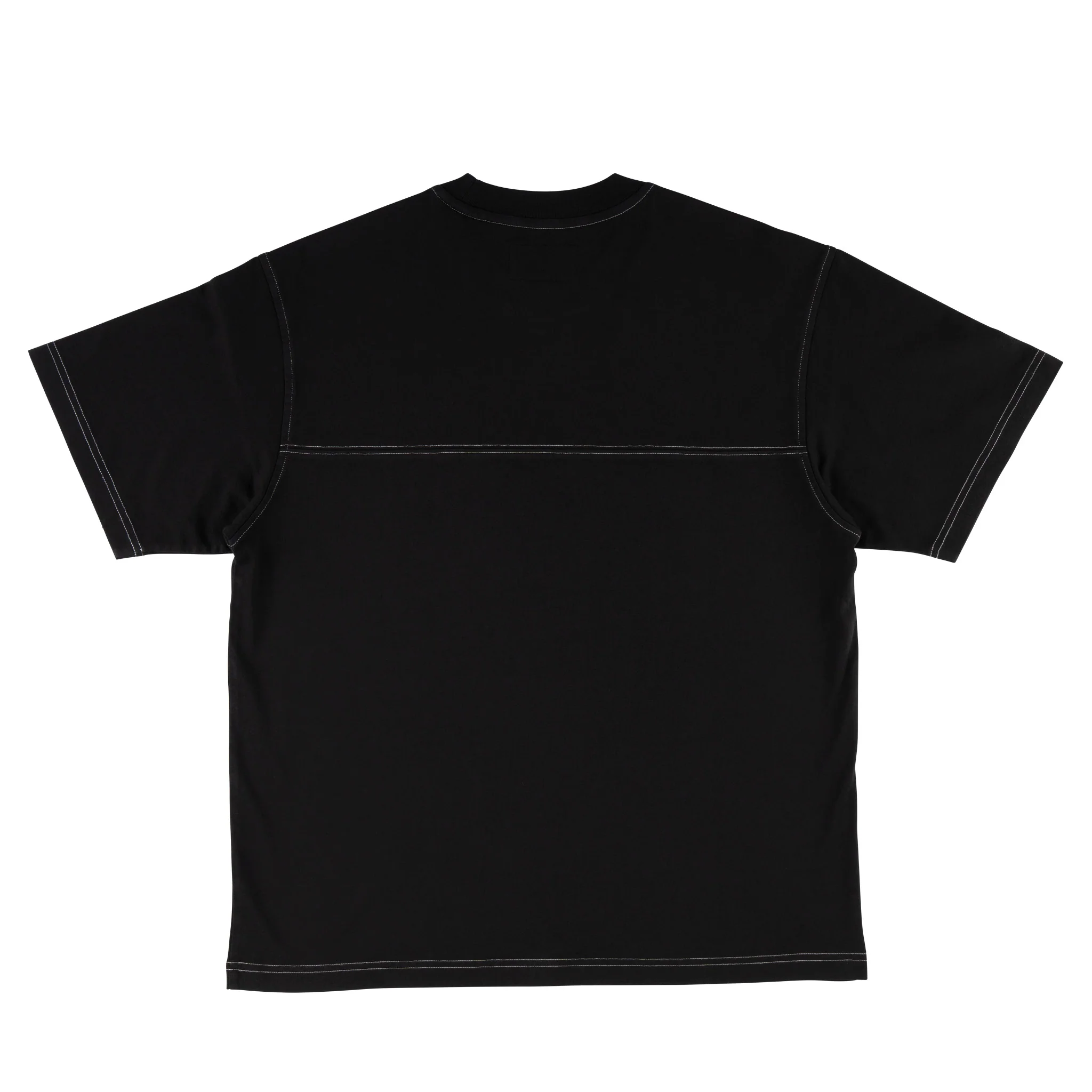 Vamp Boxy Contrast Stitch Football Knit - Image 2