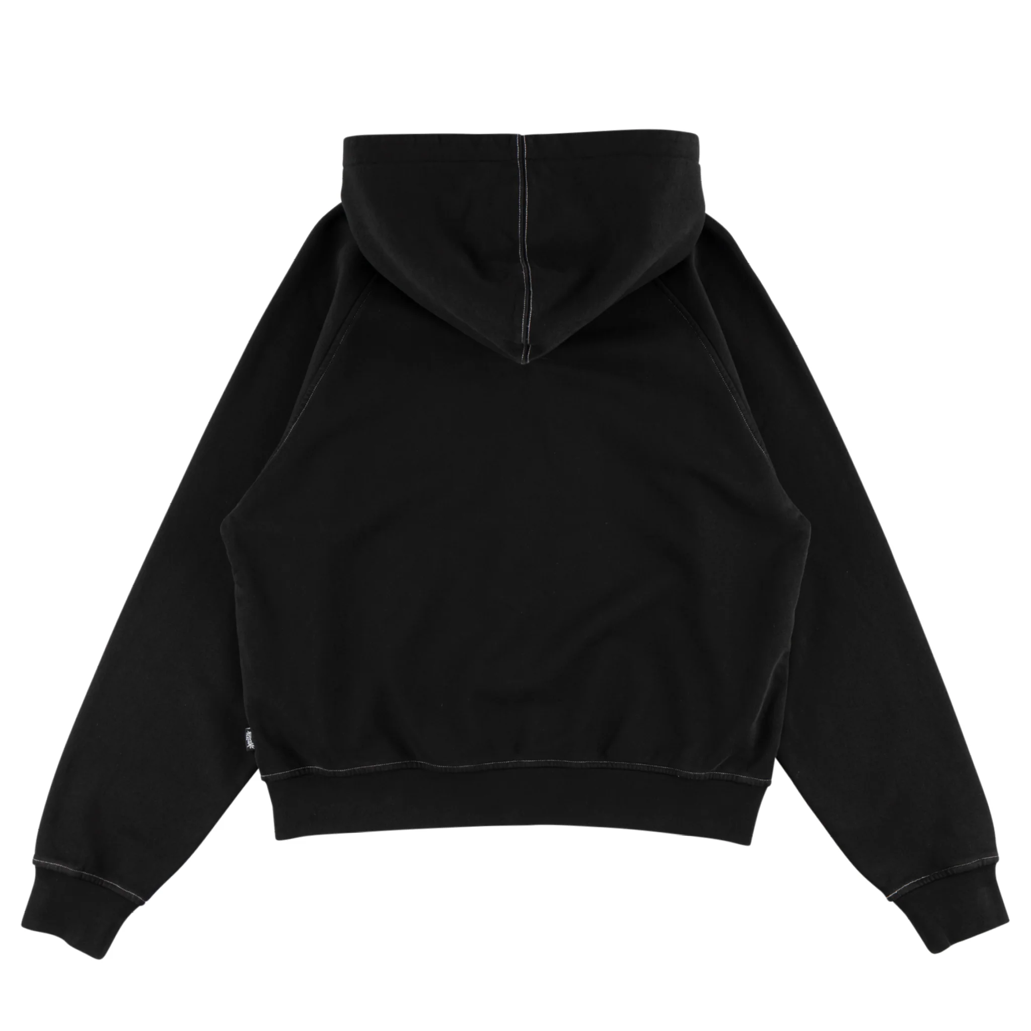 Vamp Pigment-Dyed Crop Zip Hoodie - Image 2